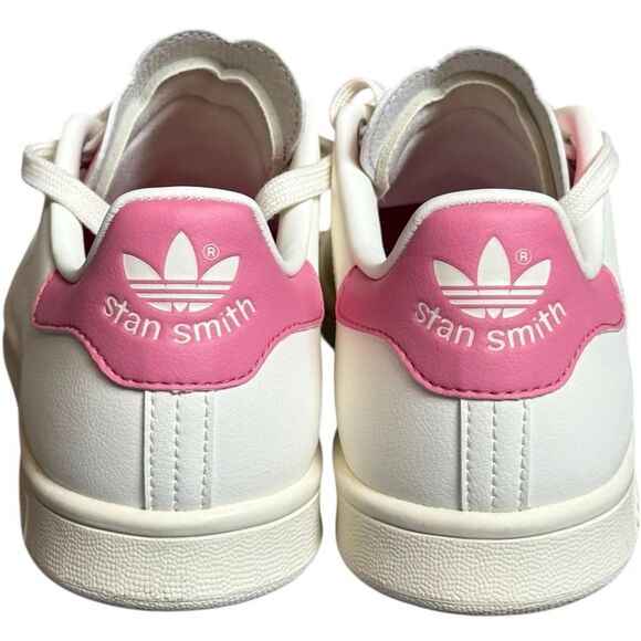 Adidas Originals Stan Smith Tre-Tongue Pink Lace Up Sneakers. Shoes. 6.5. 6 1/2. - Picture 12 of 14